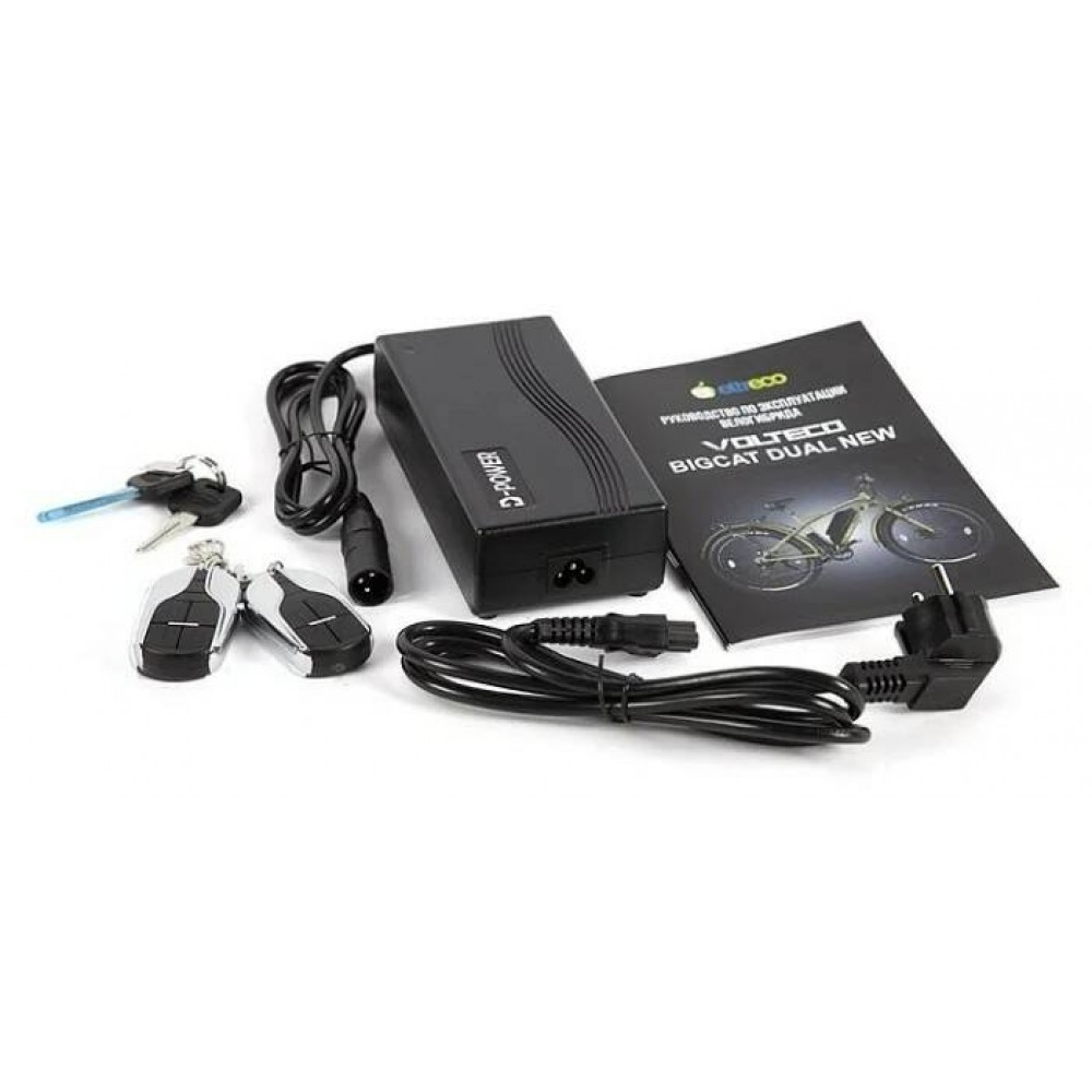 Электровелосипед VOLTECO BIGCAT DUAL NEW Серый 7