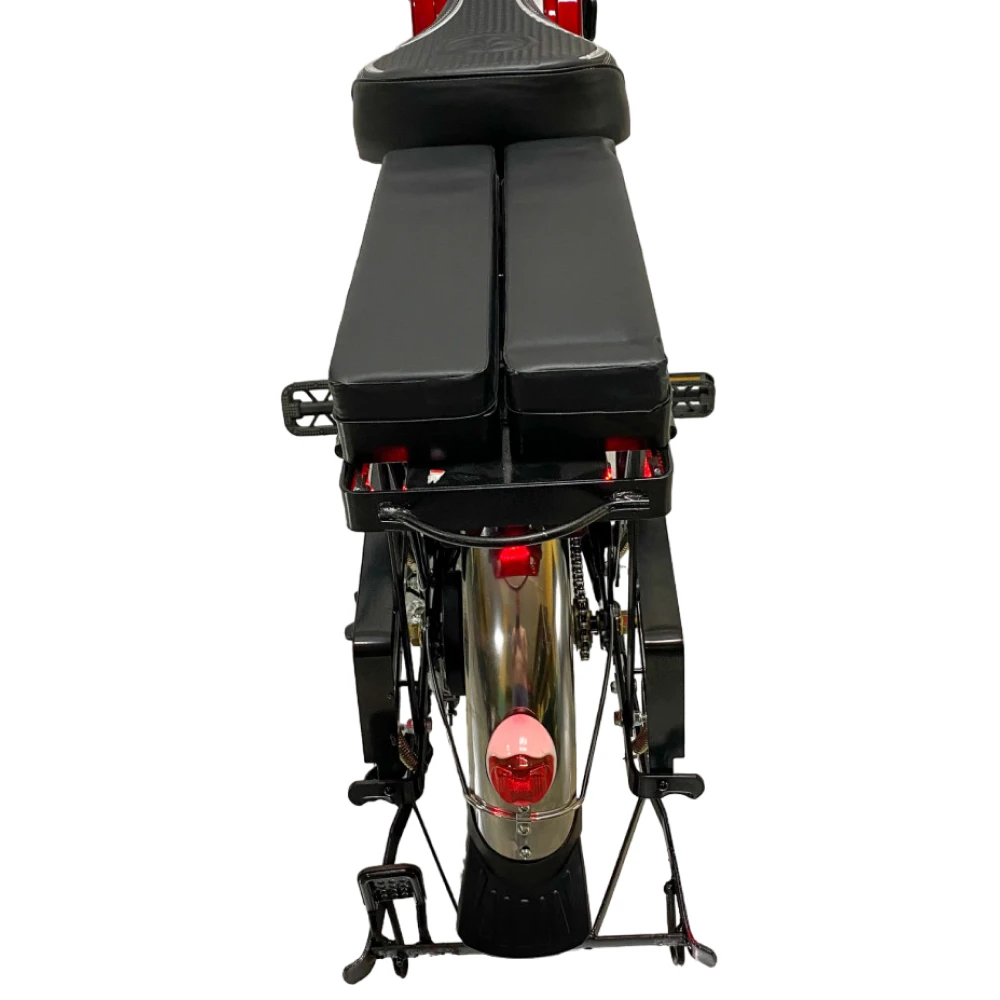 Электроскутер GreenCamel Тайфун 17 (350W 48V12Ah) быстросъем Красный 13